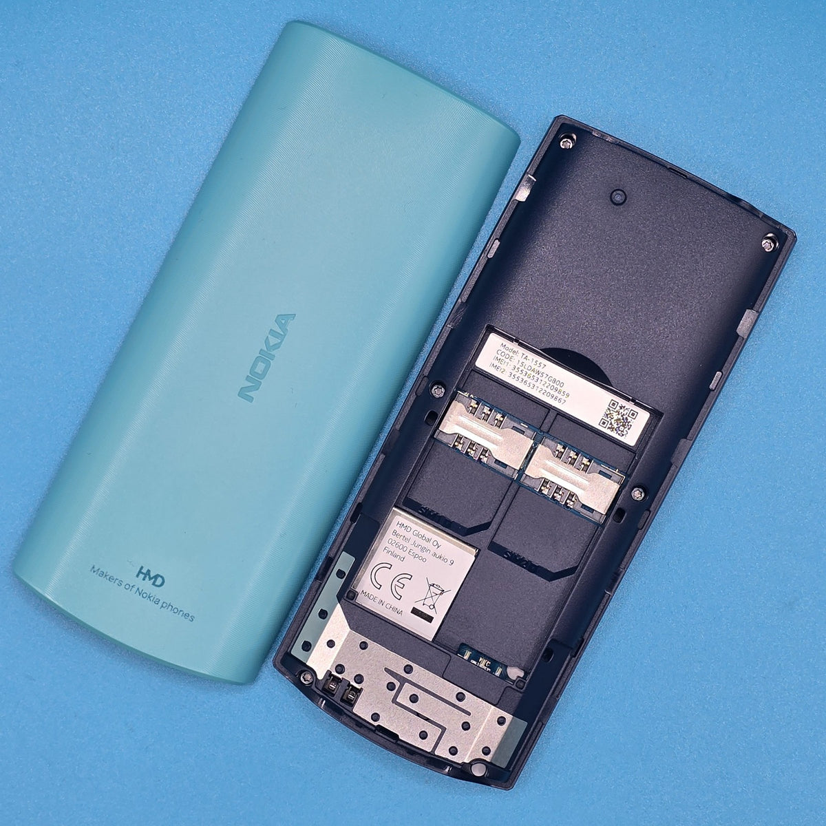 Nokia 105 (2023) 2G Feature Phone Cyan Blue Unlocked – Grade A – FREE POSTAGE4