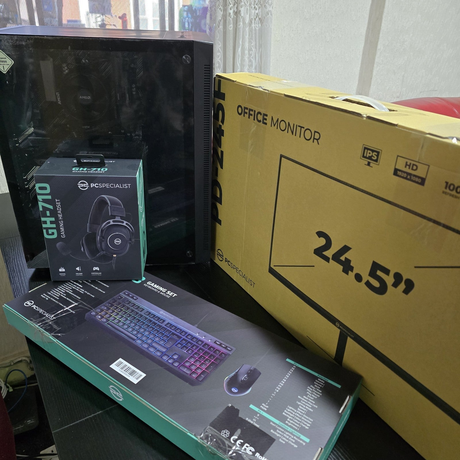 PCSpecialist Fusion 32 Ryzen 5 RTX 5060 Ti 16GB 1TB Gaming PC Bundle #A 237A18