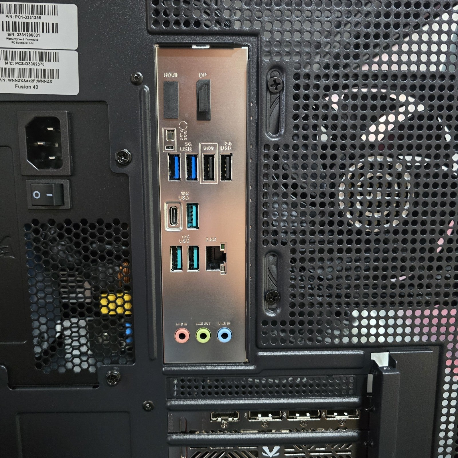 Pcspecialist Fusion 40 Gaming PC Ryzen 7 7700 RTX 5060 Ti 16GB 1TB NVMe #A 235A4