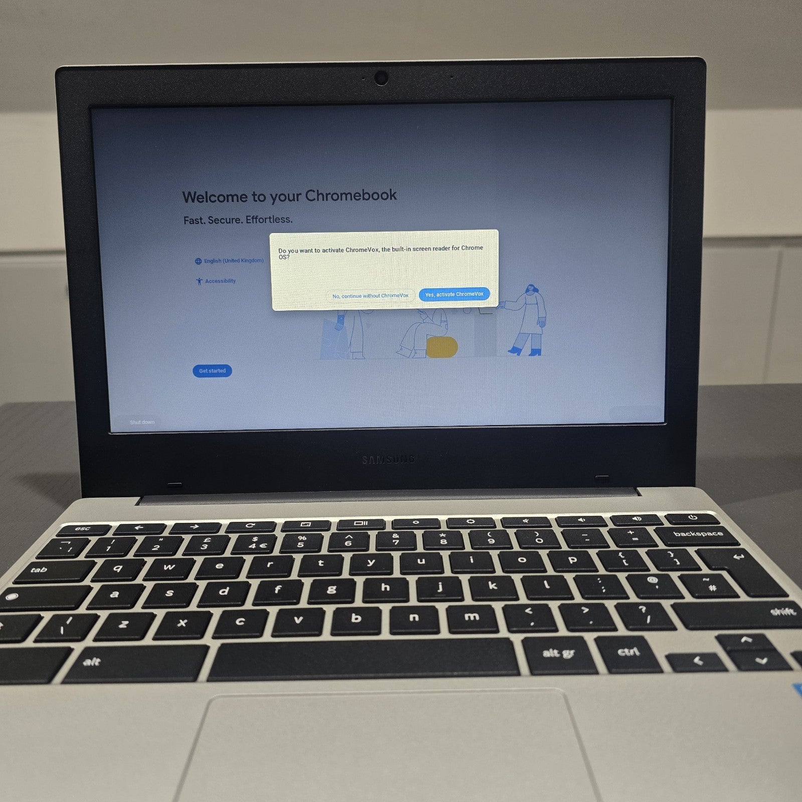 Samsung Galaxy Chromebook Go 11.6" 4GB 64GB Silver Grade A #123B11