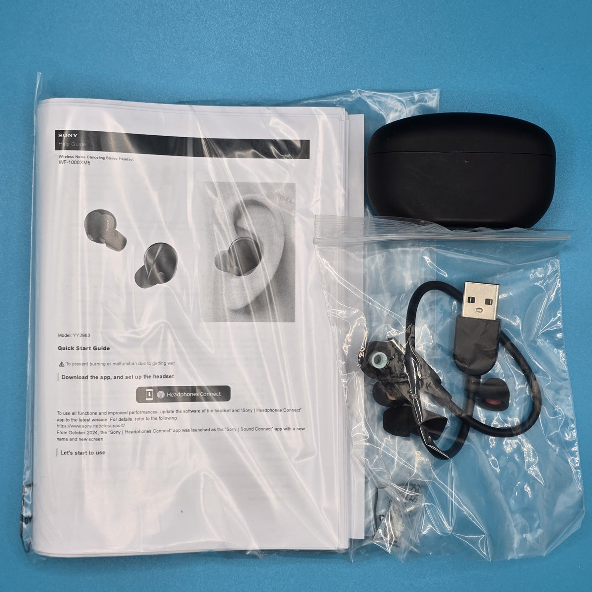 Sony Noise Cancelling Wireless Headphones WF1000XM5 Bluetooth InEar Black9