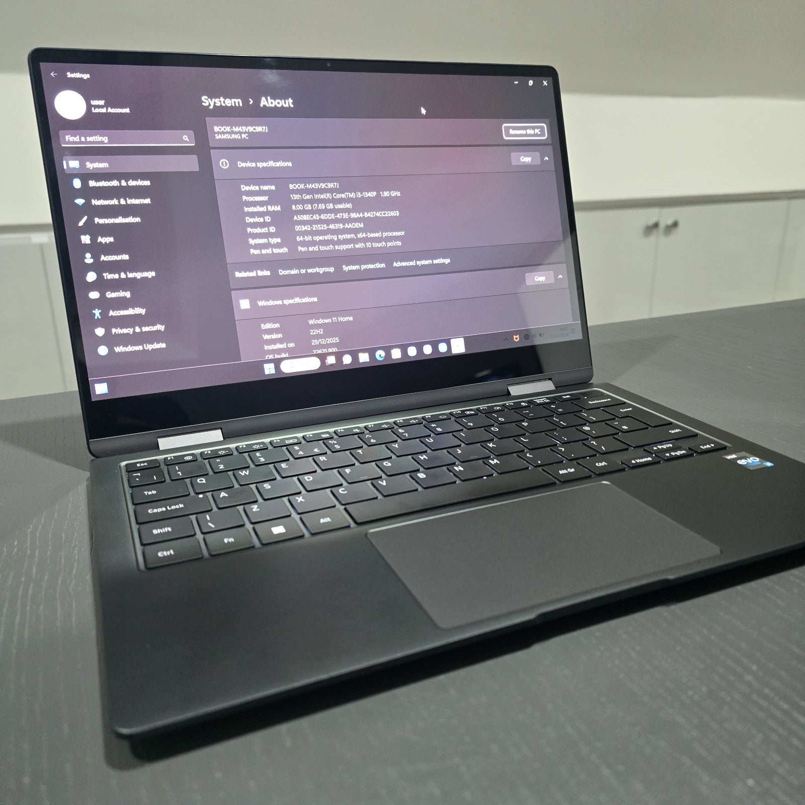 Samsung Galaxy Book3 360 i5 8GB 256GB 13.3" W11 Grade A #121E11