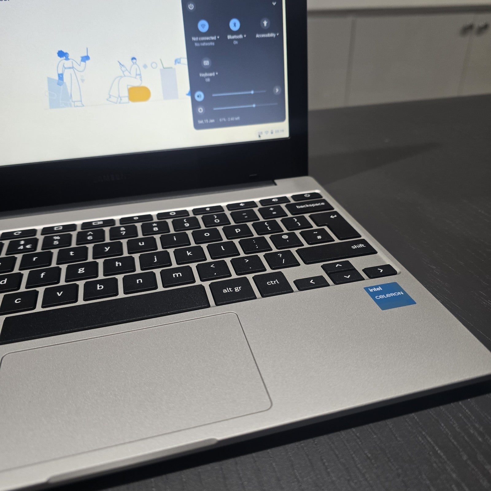 Samsung Galaxy Chromebook Go 11.6" 4GB 64GB Silver Grade A #123B15