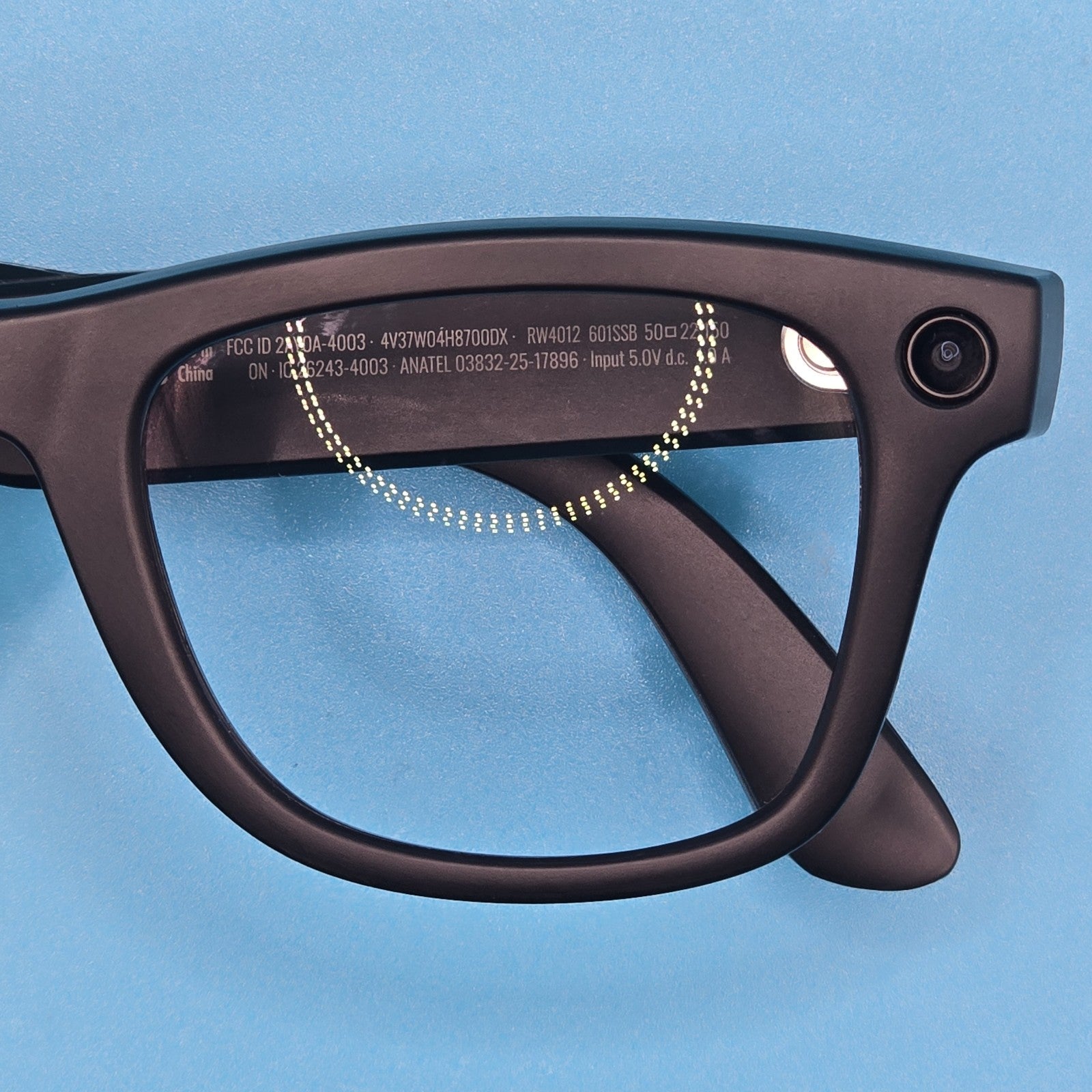 Ray-Ban Meta Wayfarer (Gen 2) Glasses Matte Black Clear/Blue Lens Grade A 228A/B6