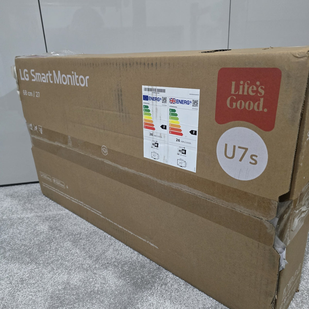LG 27U731SA-W 27" 4K UHD IPS Smart Monitor webOS White Grade A 246A/B5