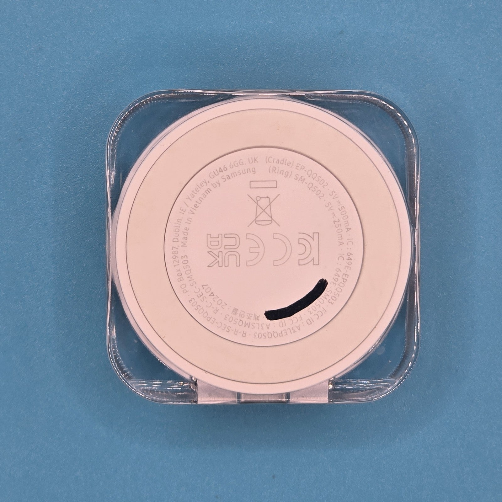 Samsung Galaxy Ring SM-Q502 Black FAULTY Charging Case Issue 141B4