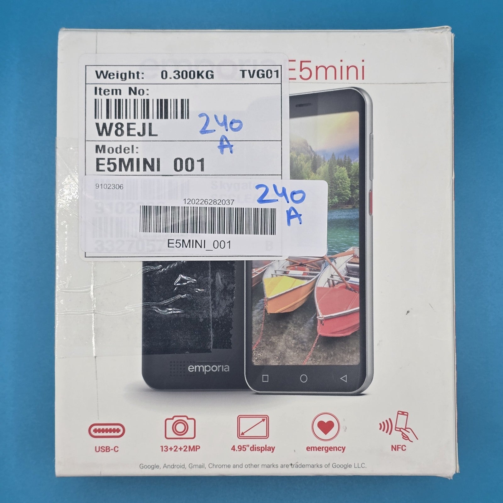 Emporia 4G Android 13 with NFC HAC Triple lens camera Unlocked Boxed #A 240A22