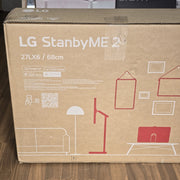 LG StanbyME 2 27LX6TDGA 27" QHD Portable Touchscreen Stand White Grade A 242A0