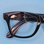 Ray-Ban Meta Wayfarer Glasses Shiny Black Clear Bluetooth AR Enabled #A 229A13