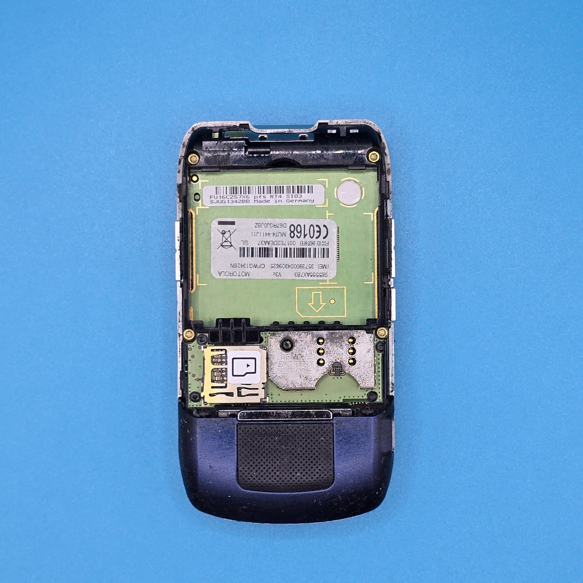 Motorola V3x Blue – For Parts Only Untested READ DESCRIPTION FREE POSTAGE3