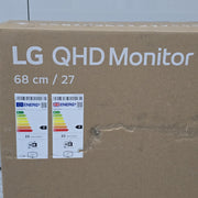 LG 27U631A-B 27" QHD IPS LCD 100Hz Monitor Black Grade A 249A1
