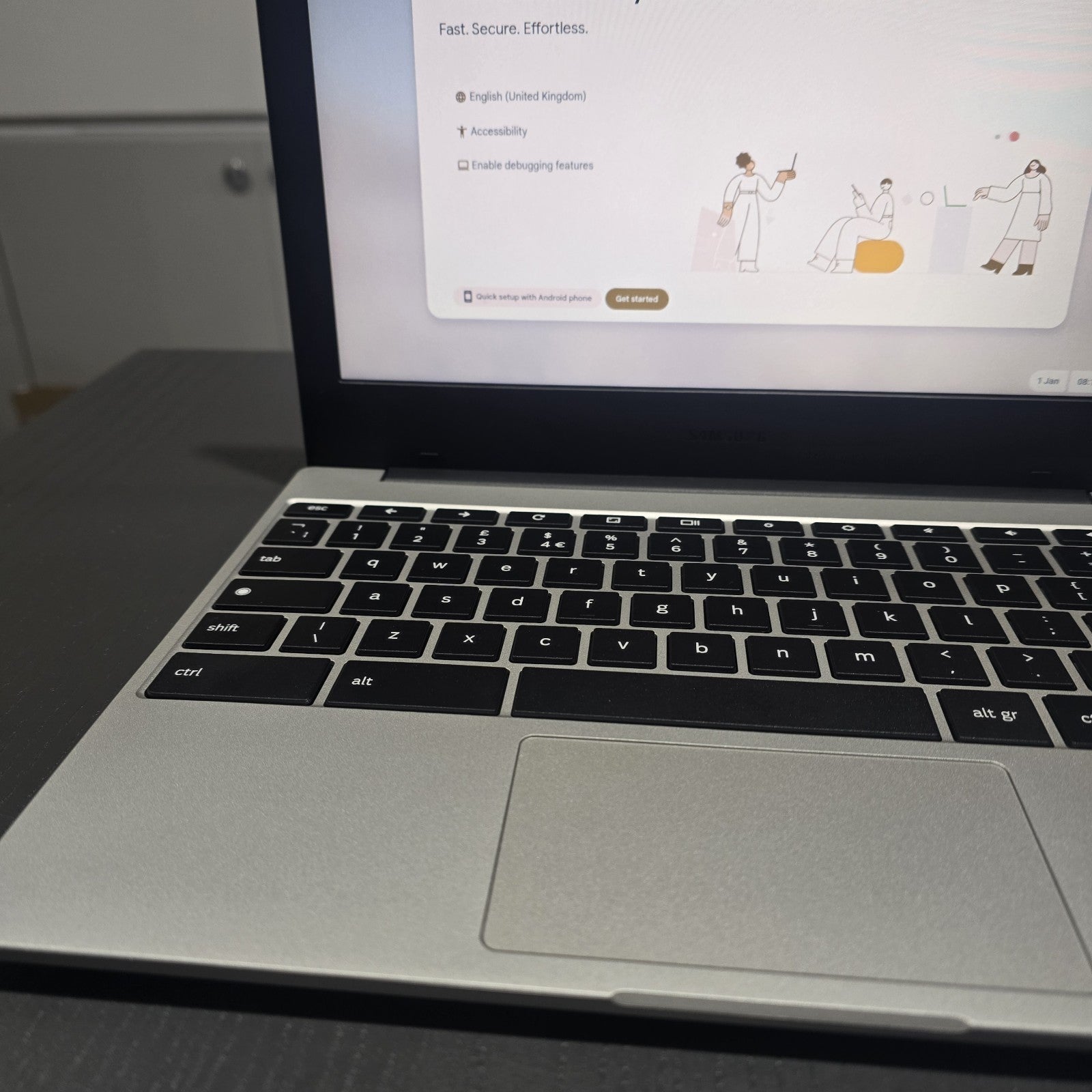 Samsung Galaxy Chromebook Go 11.6" Faulty Trackpad Dev Mode #123A17