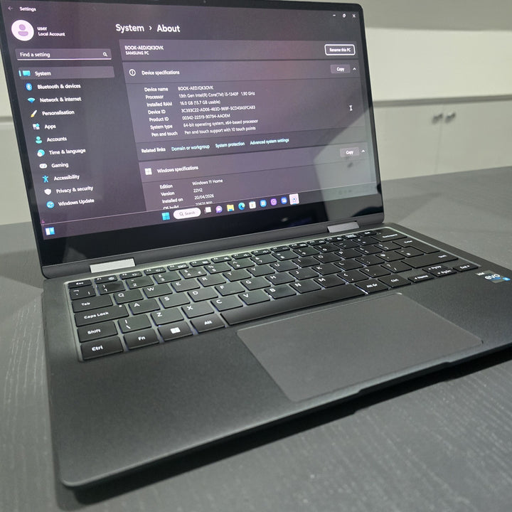 Samsung Galaxy Book3 360 15.6" Laptop Intel i5-1340 16GB 512GB Graphite #A 121F0