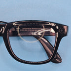 Ray-Ban Meta Wayfarer Glasses Shiny Black Clear Bluetooth AR Enabled #A 229A12