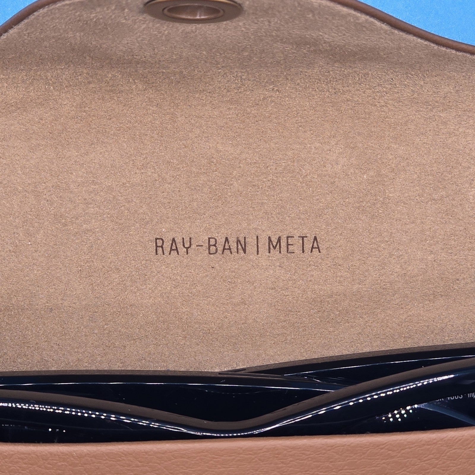 Ray-Ban Meta Wayfarer Glasses Shiny Black Clear Bluetooth AR Enabled #A 229A4