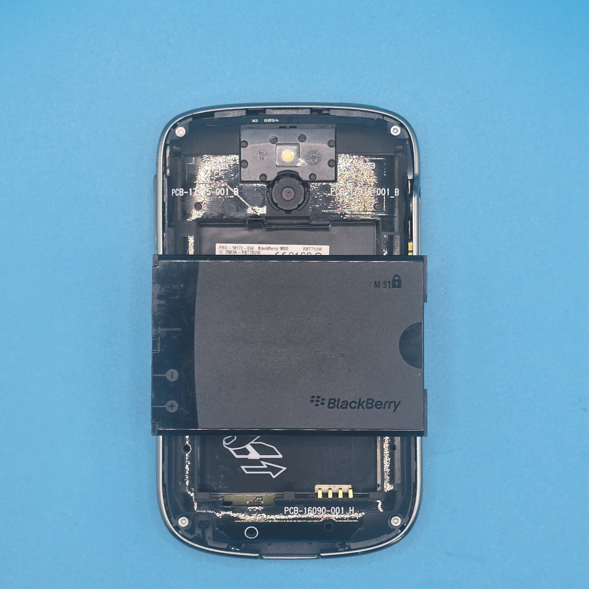 BlackBerry 9000 Black – Spares/Repair – No Back – NonWorking – Free Postage2