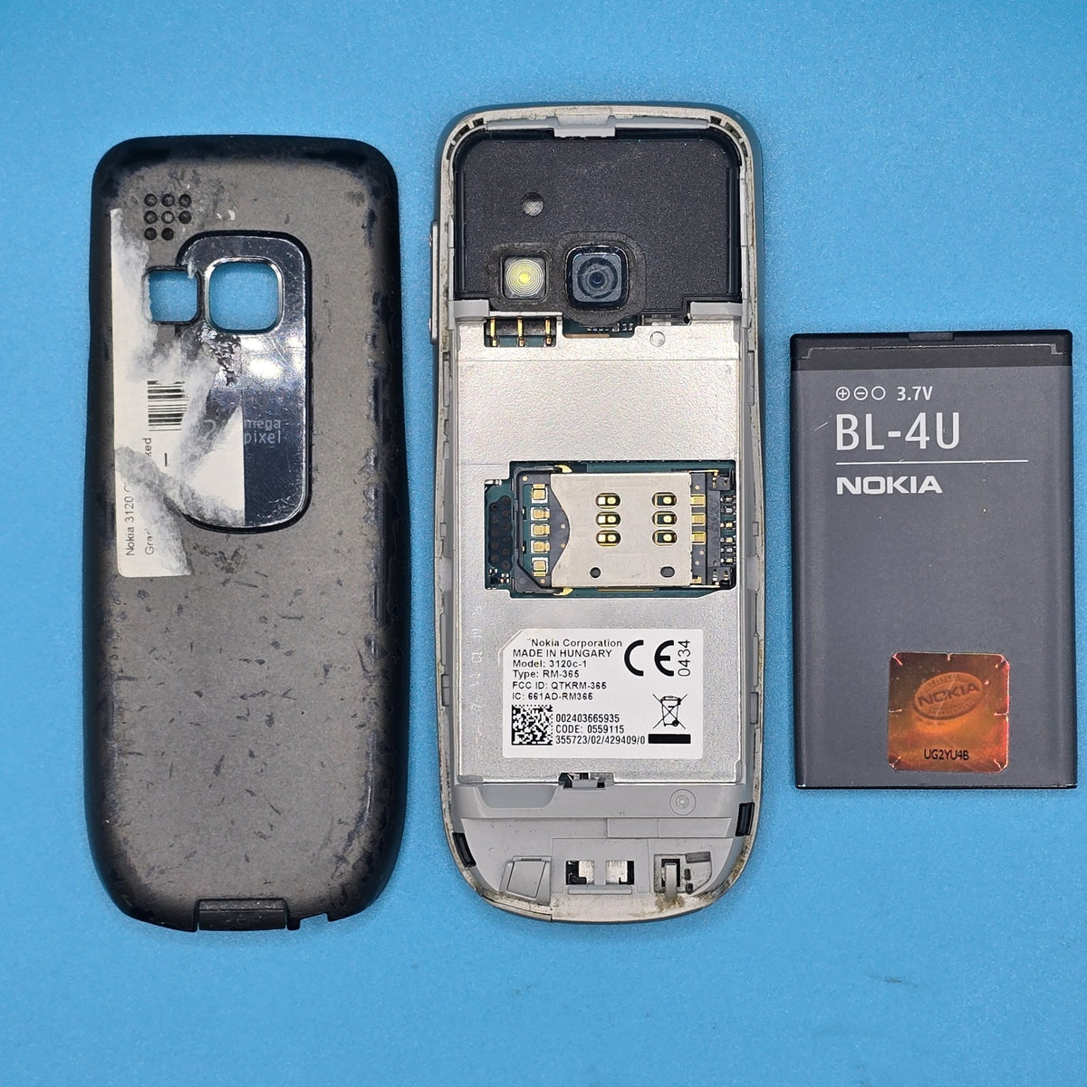 Nokia 3120c 24MB Black – Untested – For Parts Only – Free Postage – READ DESCRIP5