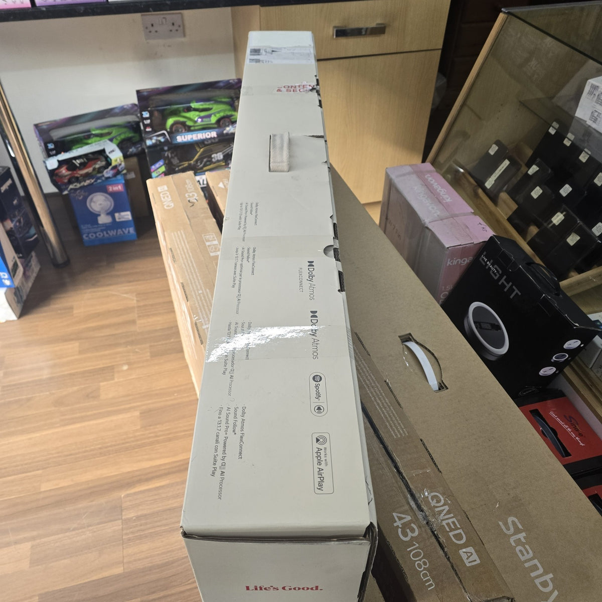 LG Sound Suite H7 Dolby Atmos Wi Fi Bluetooth Soundbar Black Grade A Boxed 243A8