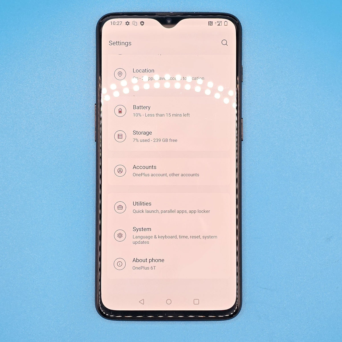 One Plus 6T  256GB  Midnight Black (Unlocked)  Grade B  FREE POSTAGE6