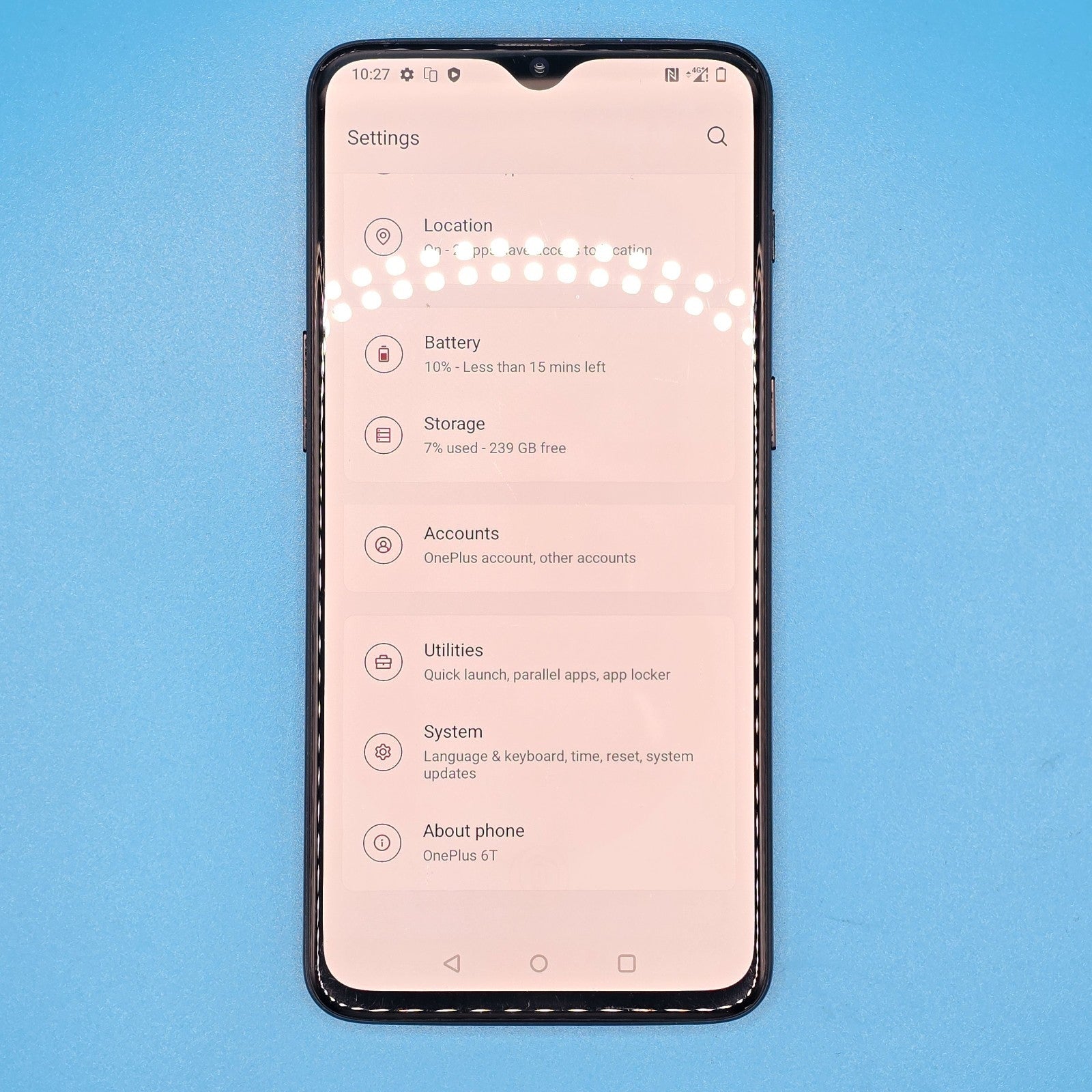 One Plus 6T  256GB  Midnight Black (Unlocked)  Grade B  FREE POSTAGE6