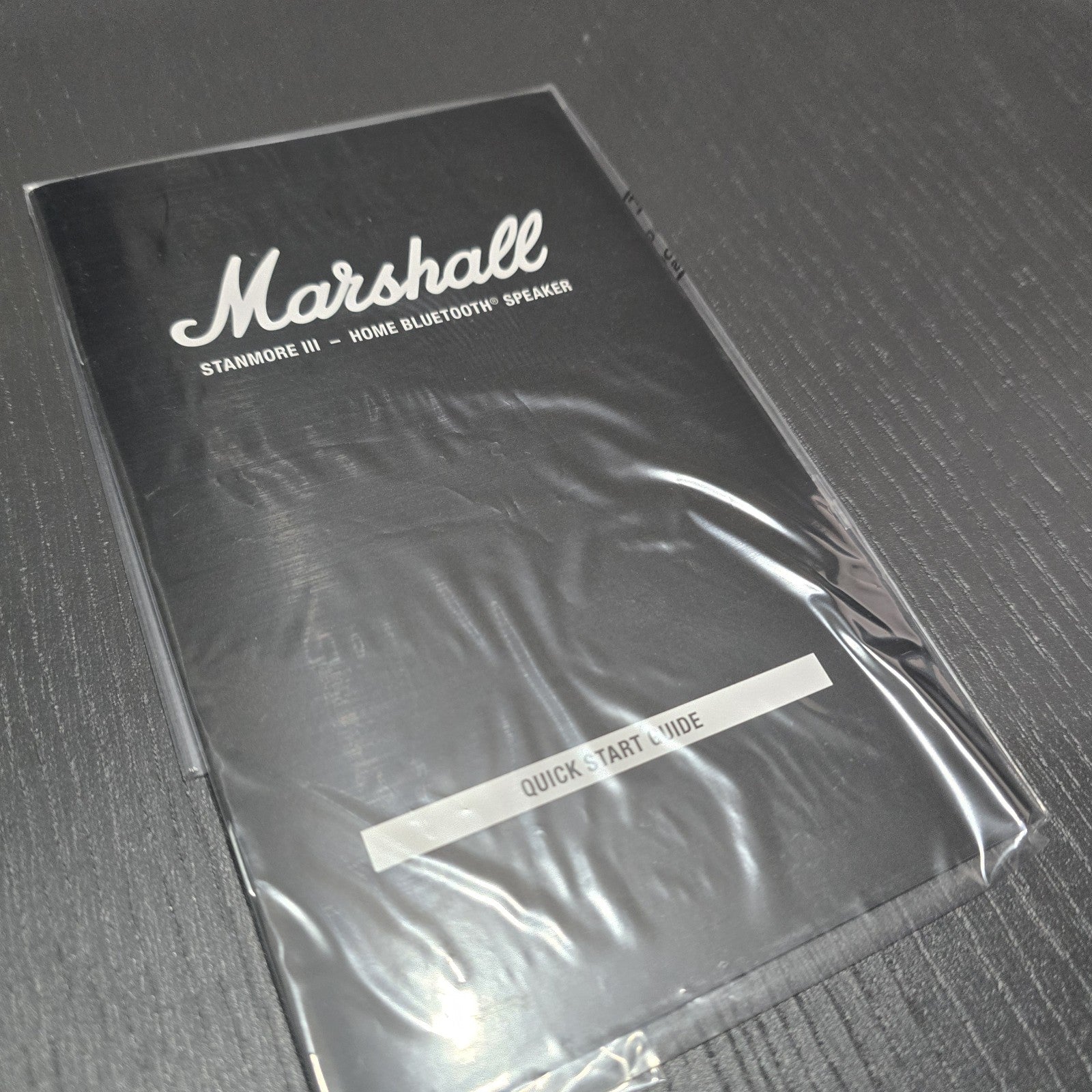 Marshall Stanmore III Bluetooth Speaker Black Home Wireless Audio #A 211A12