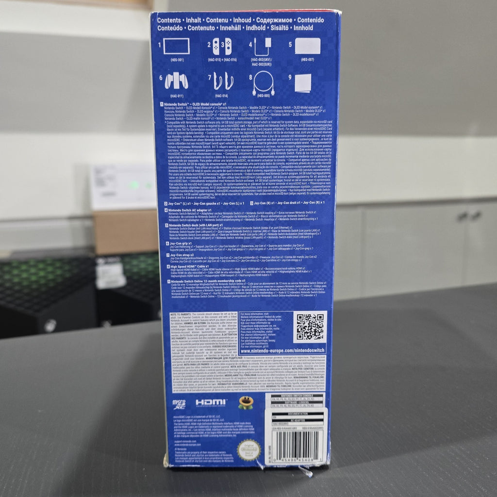 Nintendo Switch OLED Super Mario Bros Wonder Console Bundle Grade A #132A12