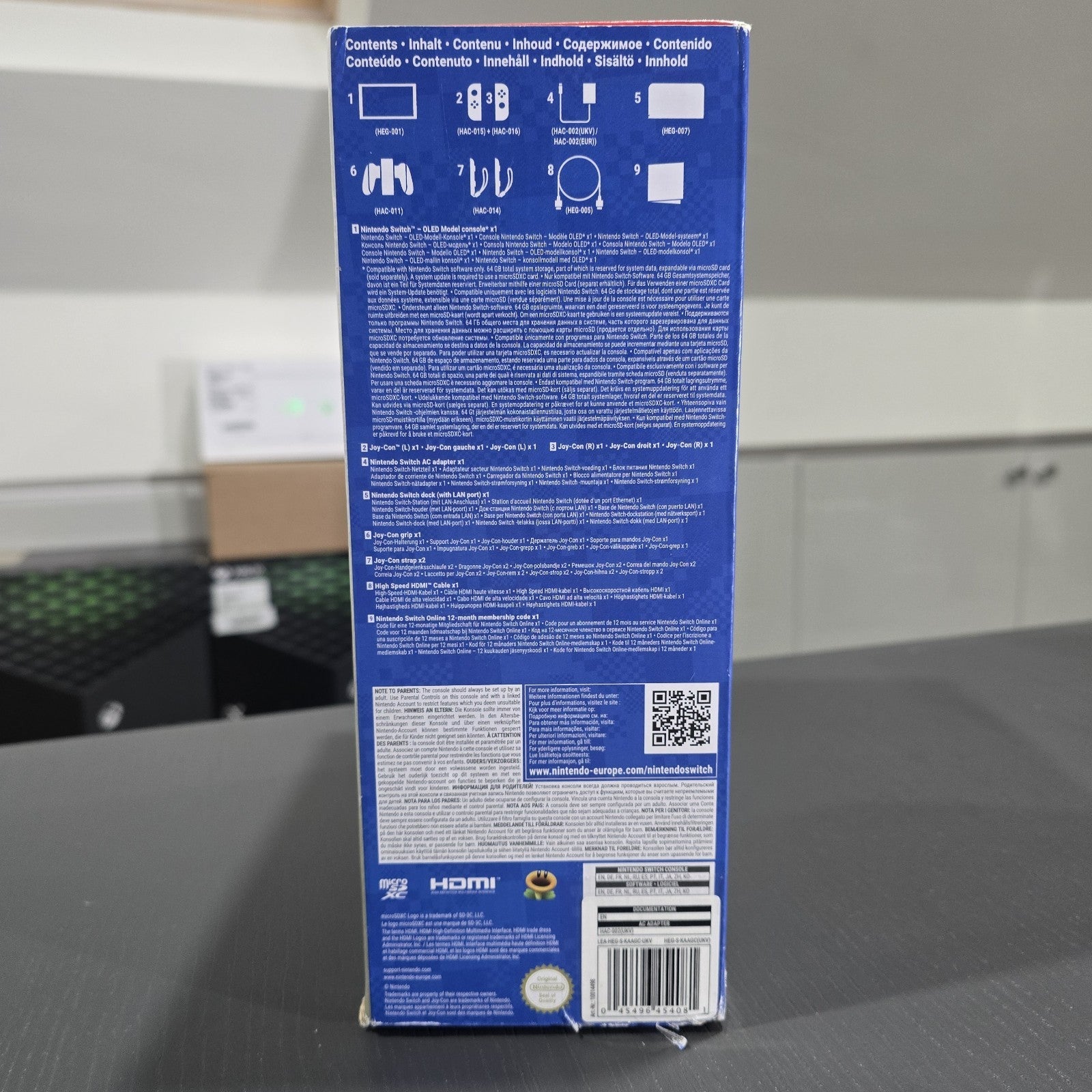 Nintendo Switch OLED Super Mario Bros Wonder Console Bundle Grade A #132A12