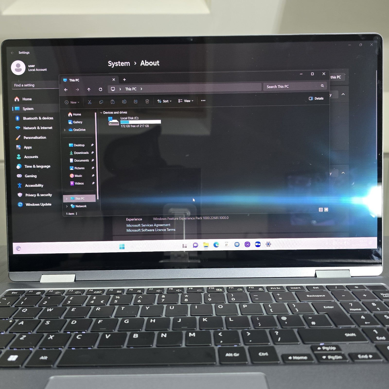 Samsung Galaxy Book4 360 Touchscreen - 15.6" Core 5 1.4Ghz 256GB 8GB - Grade A12