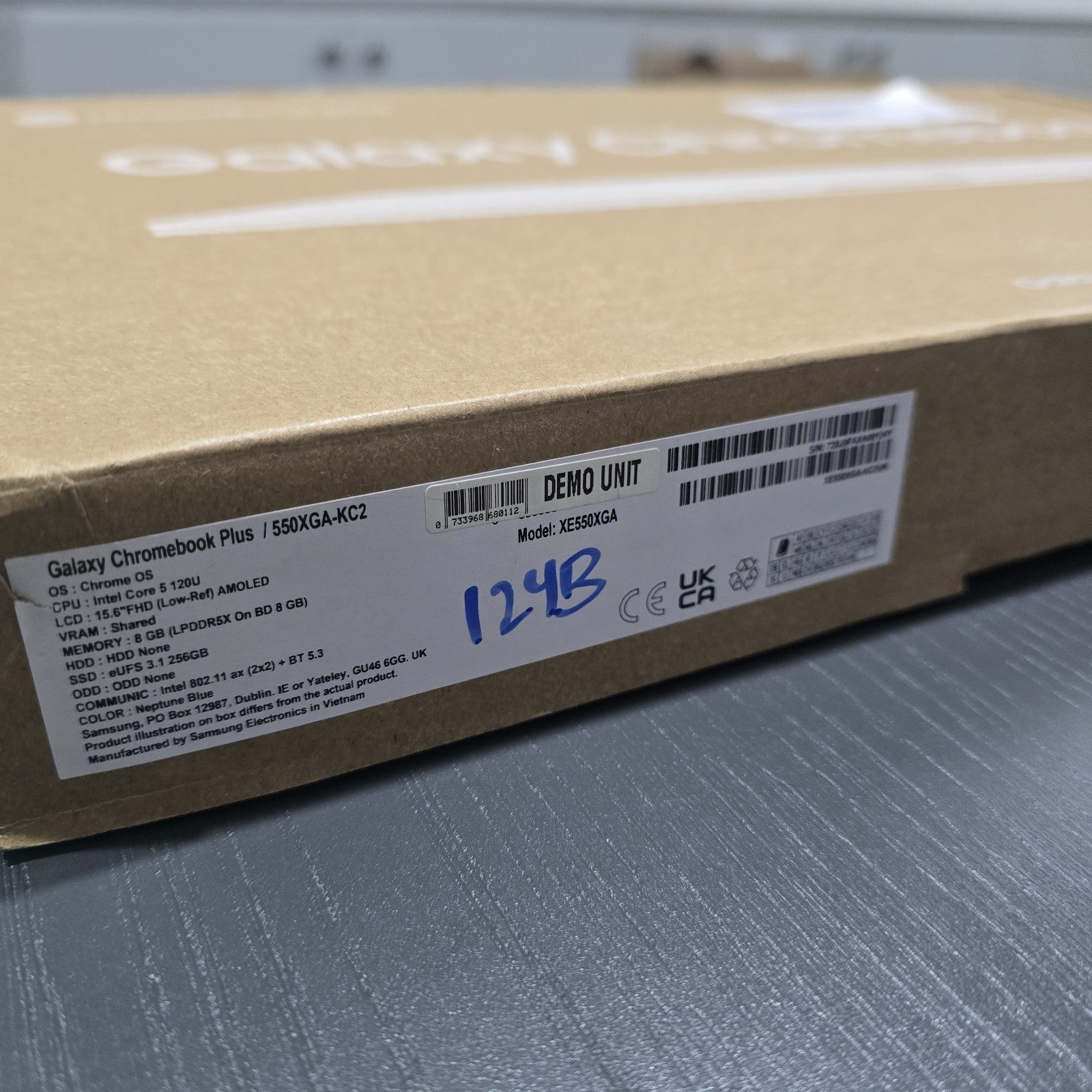 Samsung Galaxy Chromebook Plus 15.6" AMOLED Laptop Intel Core 5 8GB 256GB #B 12418
