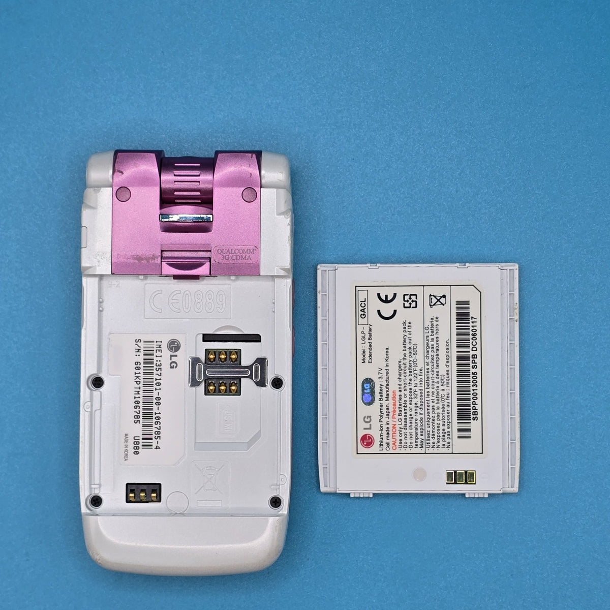 LG U880 75MB Pink – Untested – For Parts Only – FREE POSTAGE – READ DESCRIPTION6
