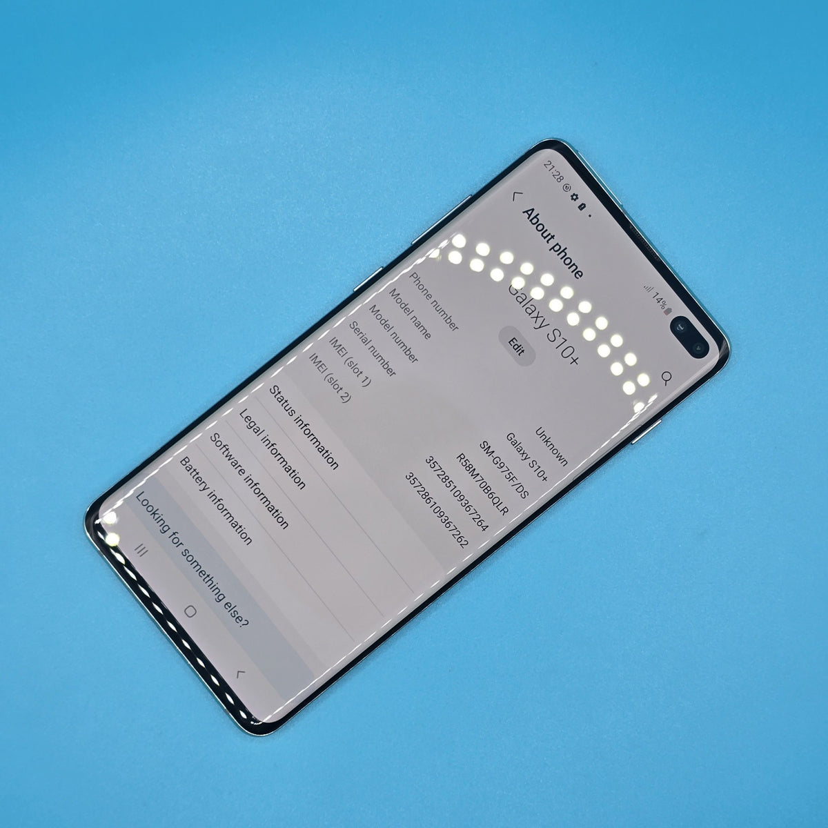 Samsung Galaxy S10 Plus Green 128GB Unlocked Grade A Free Postage3