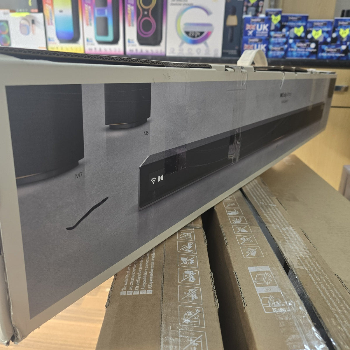 LG Sound Suite H7 Dolby Atmos Wi Fi Bluetooth Soundbar Black Grade A Boxed 243A6