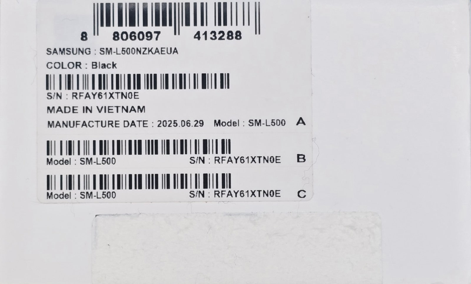 Samsung Galaxy Watch 8 Classic 2025 Black L500 Bluetooth WiFi GPS 46mm Grade A12