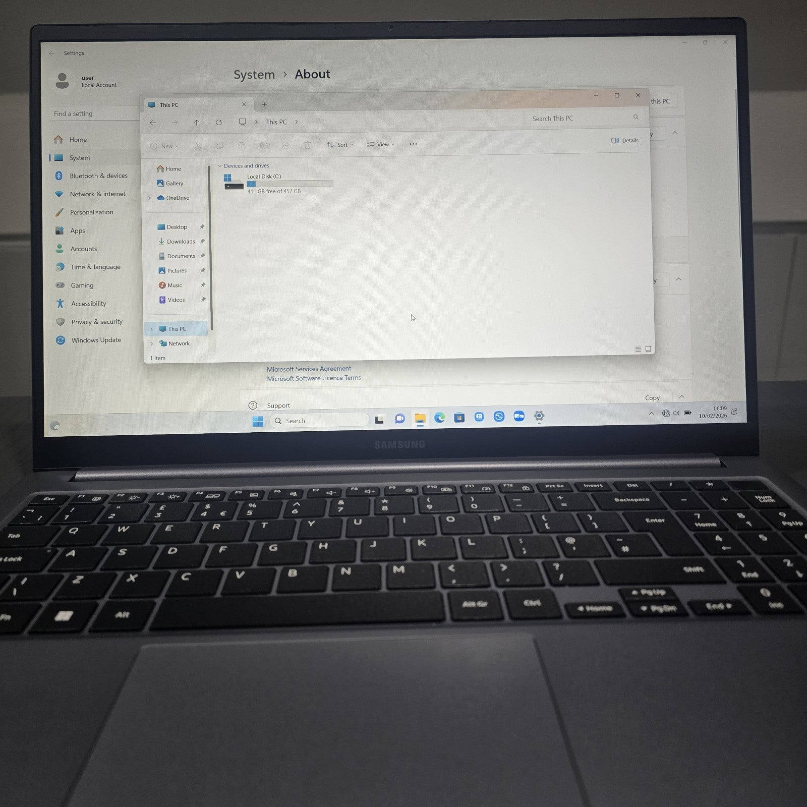 Samsung Galaxy Book4 512GB Gray Grade B Core 7 15.6” 2025 #120B9