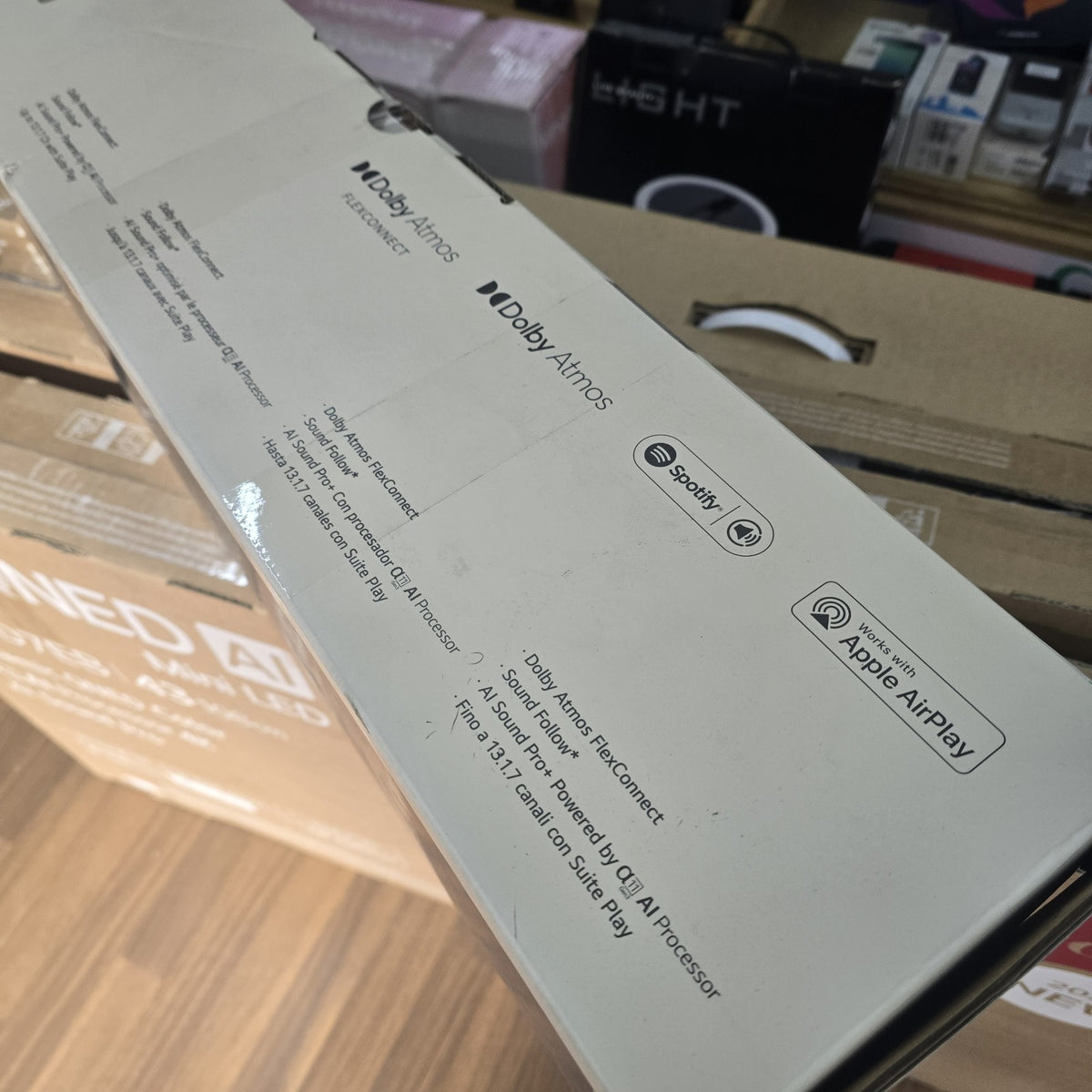 LG Sound Suite H7 Dolby Atmos Wi Fi Bluetooth Soundbar Black Grade A Boxed 243A4