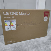 LG 27U631A-B 27" QHD IPS LCD 100Hz Monitor Black Grade A 249A0