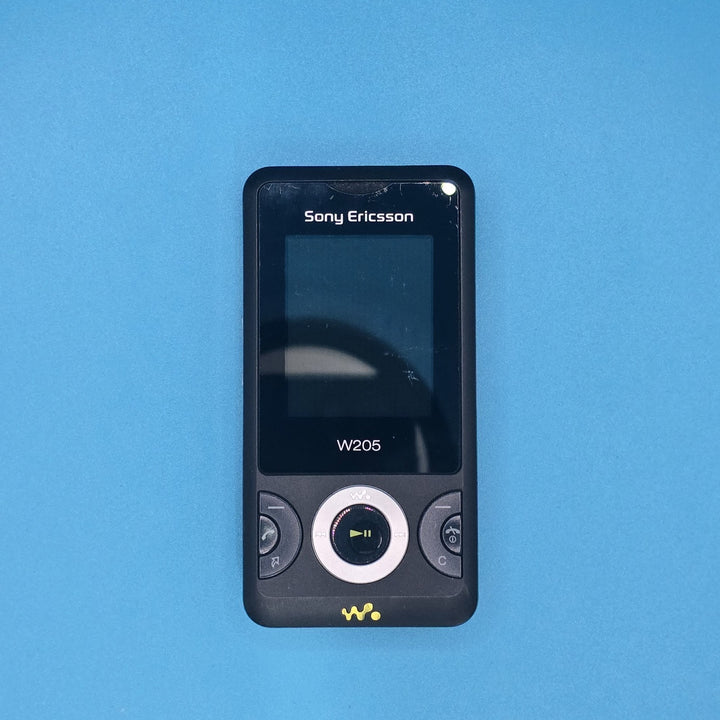 Sony Ericsson Walkman W205  BlackFor Parts / NonWorking – No Battery Included0