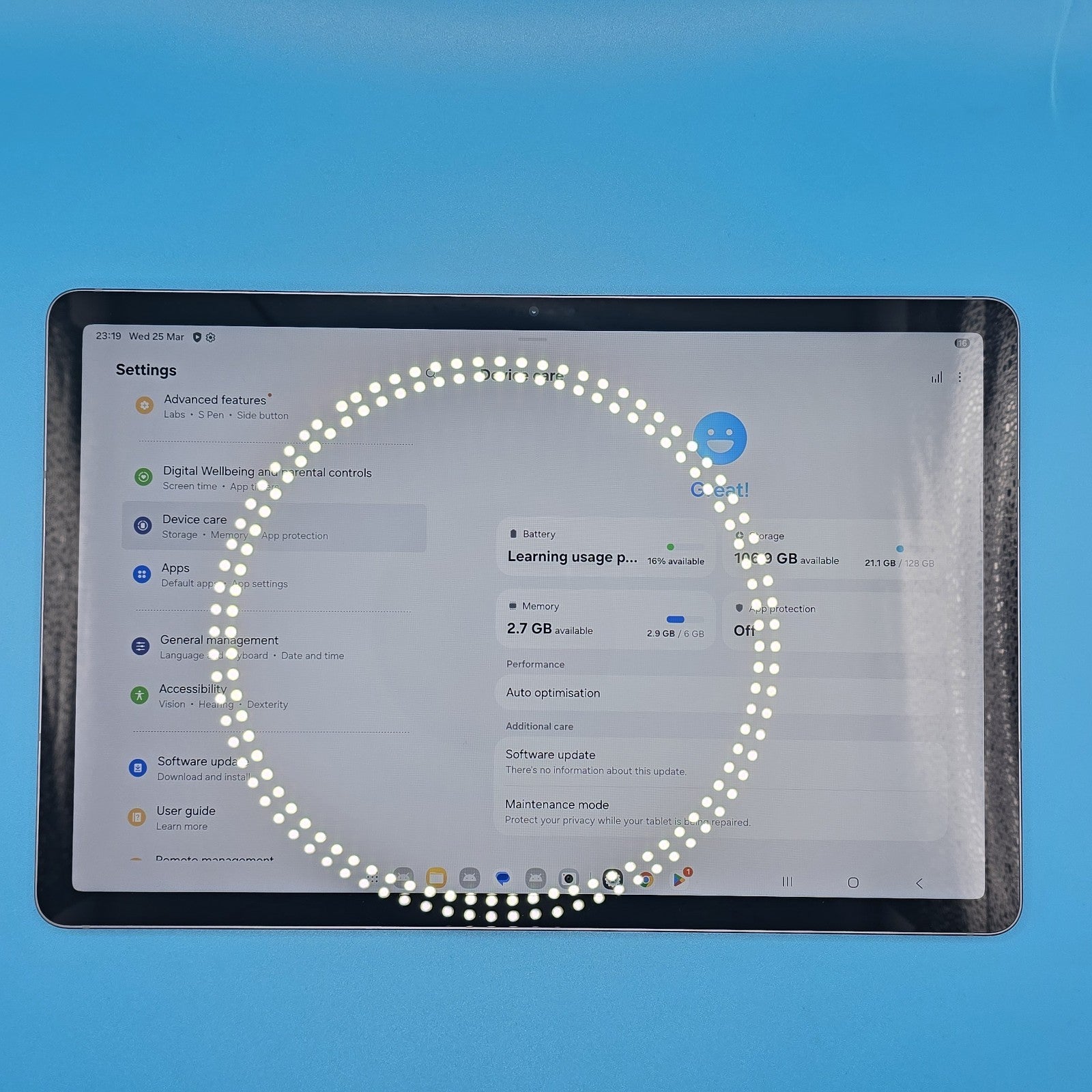 Samsung Galaxy Tab S10 Lite Wi-Fi 10.9" Tablet 6GB RAM 128GB Grey Grade A 145A4