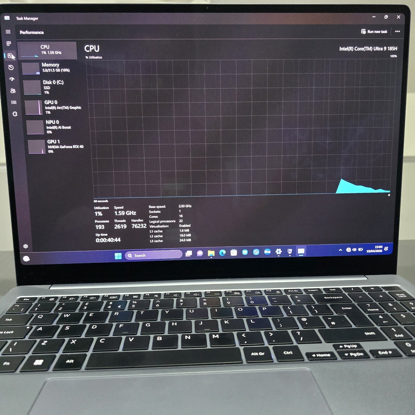 Samsung Galaxy Book4 Ultra 16 RTX 4070 32GB 1TB OLED i9 Laptop Grade A 173A10