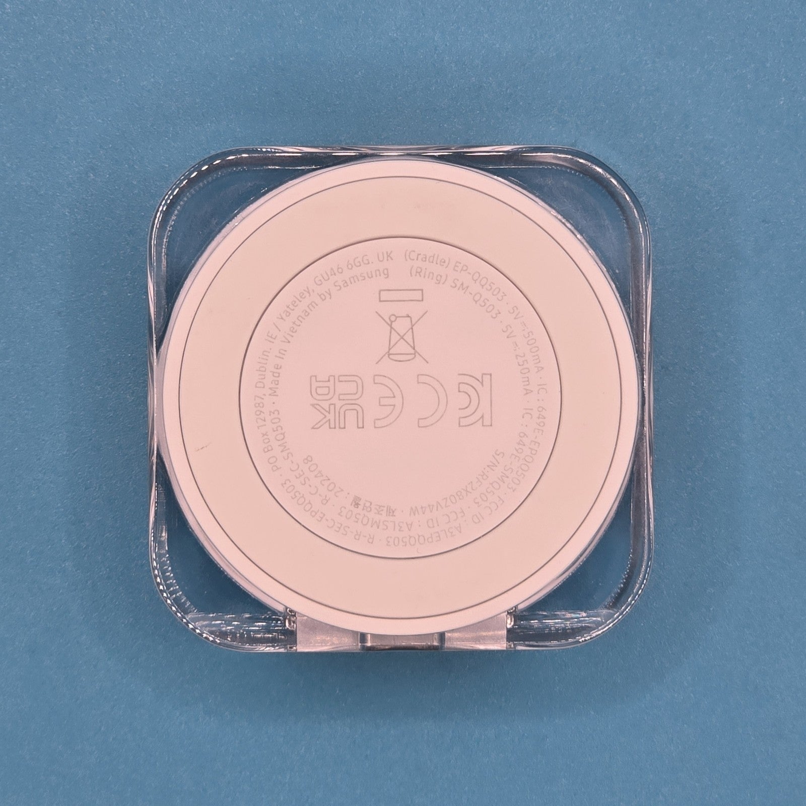 Samsung Galaxy Ring SM-Q503 Silver FAULTY Battery Issue Smart Ring 142B4