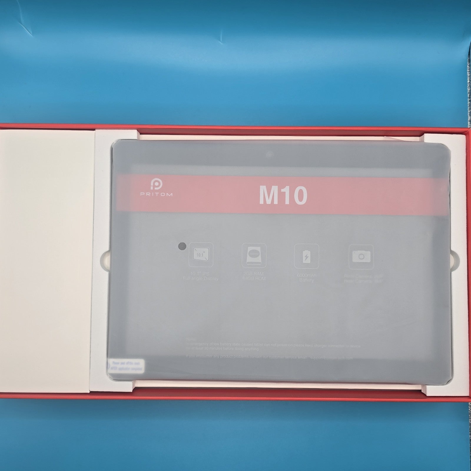 PRITOM 10.1" Android Tablet 2GB RAM 64GB ROM WiFi Grade A  Black | FREE POSTAGE2