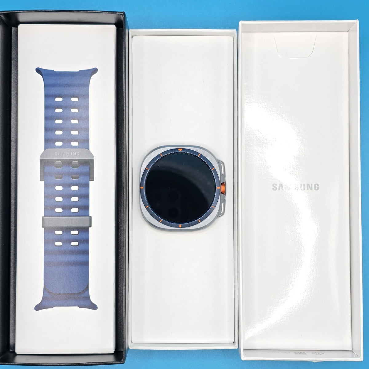 Samsung Galaxy Watch Ultra 2025 Smartwatch 47mm LTE Unlock Titanium Blue #A 113E11