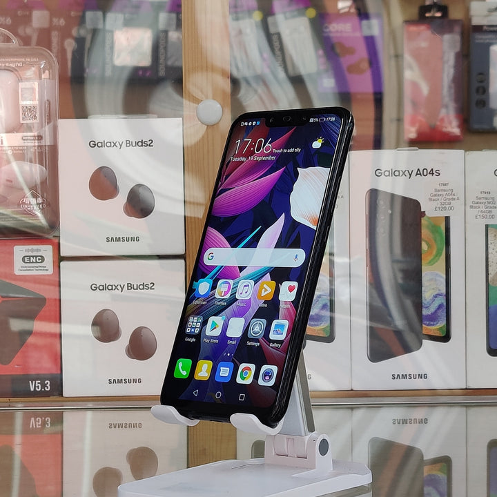 Huawei Mate 20 lite  Grade B in Black |64GB| UNLOCKED | FREE POSTAGE0
