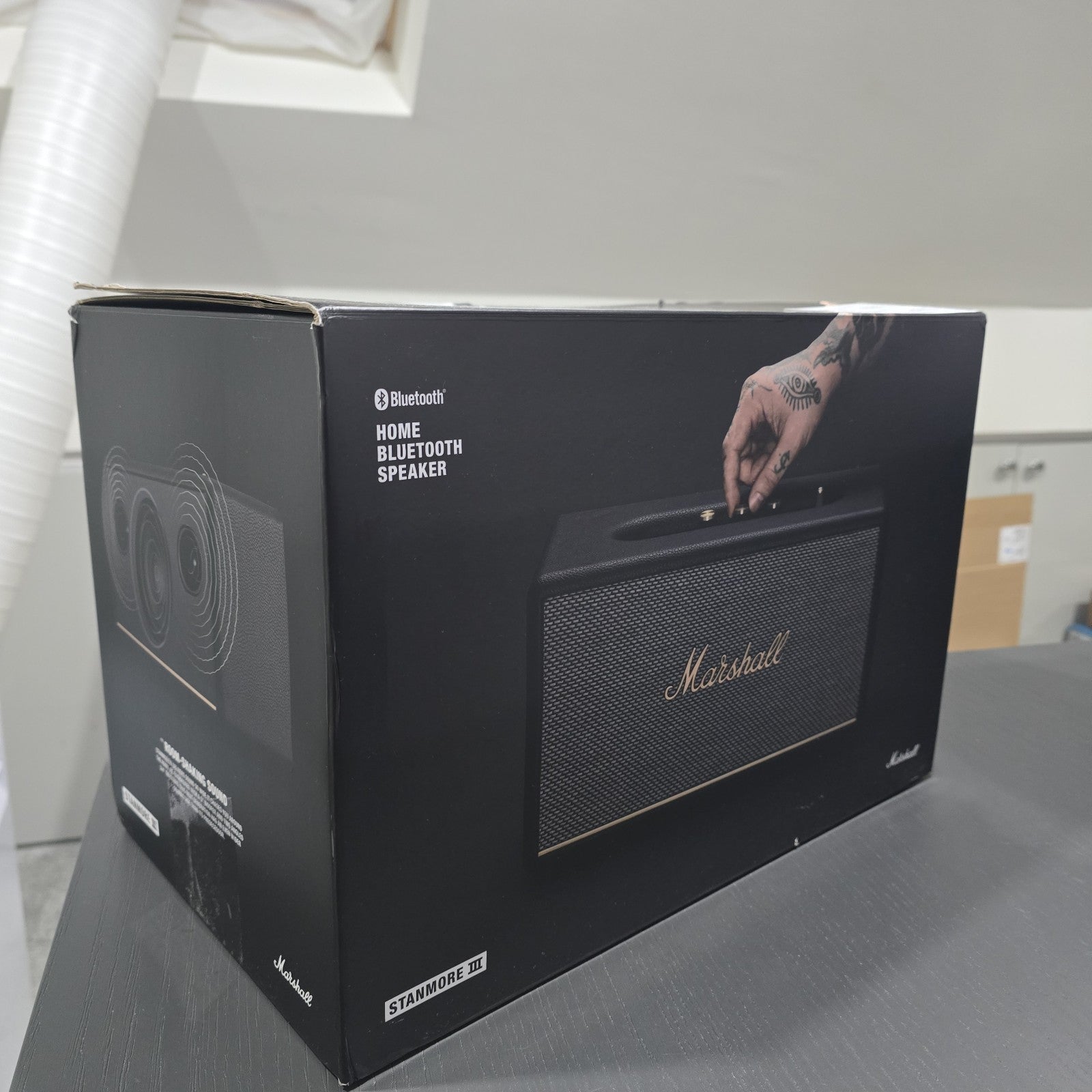 Marshall Stanmore III Bluetooth Speaker Black Home Wireless Audio #A 211A13