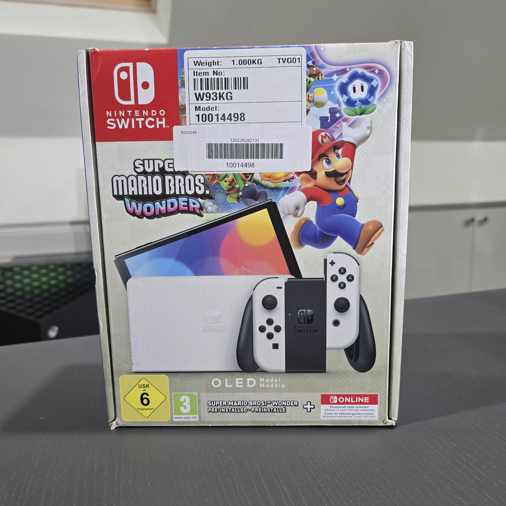 Nintendo Switch OLED Super Mario Bros Wonder Console Bundle Grade A #132A0