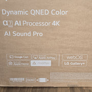 LG 43QNED7EB3C 43" QNED AI 4K MiniLED Smart TV 2026 Black Grade A 241A/B2