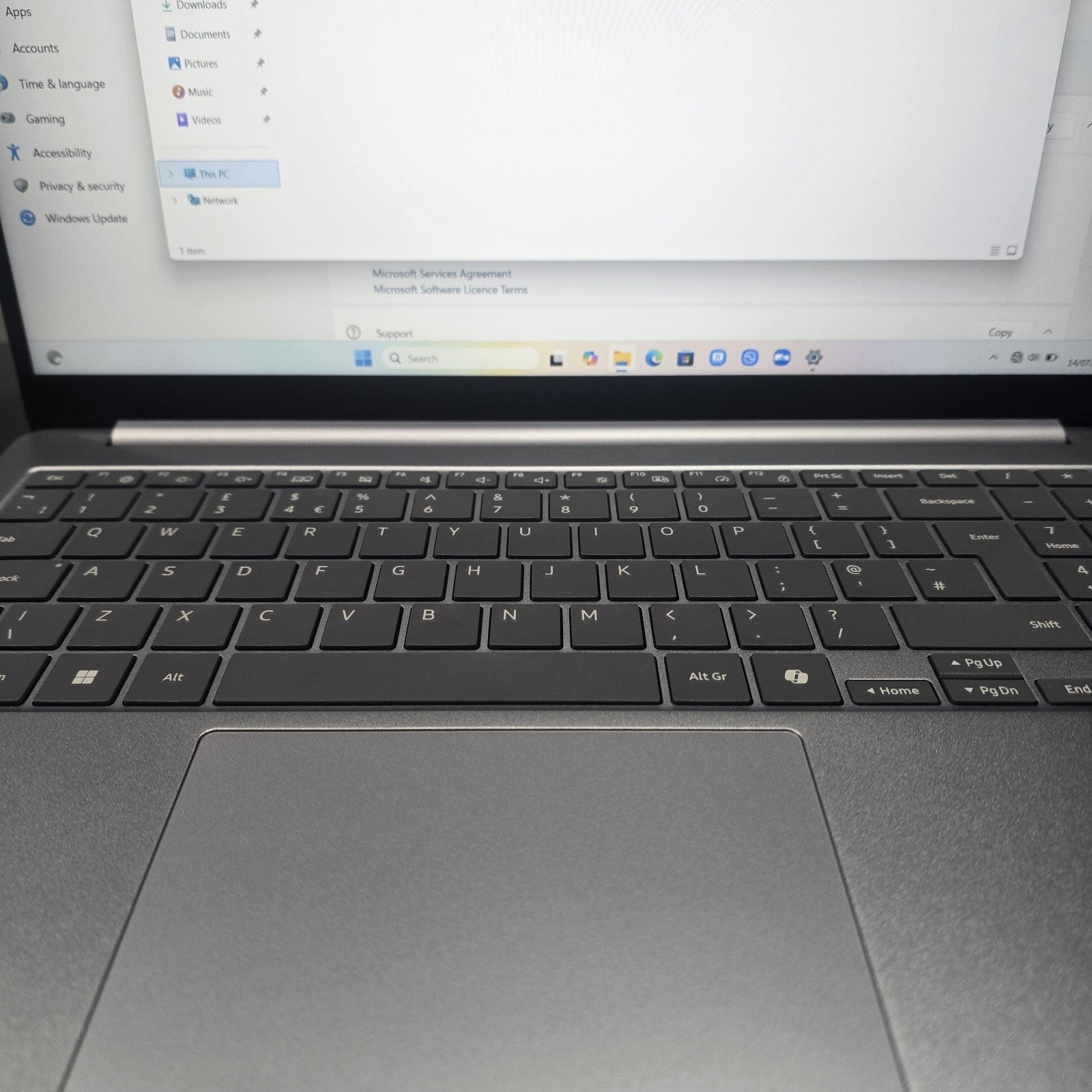 Samsung Galaxy Book4 Edge 15.6" Snapdragon X 16GB 256GB Blue Broken Key #B 214B11