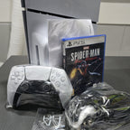 Sony PlayStation 5 PS5 Slim Disc Console 1TB White + Spider-Man Game #B 184A20