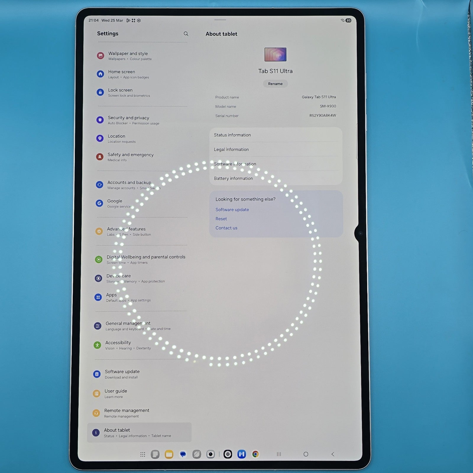 Samsung SM-X930 Galaxy Tab S11 Ultra 14.6" Tablet 256 GB Silver Grade A 146A8