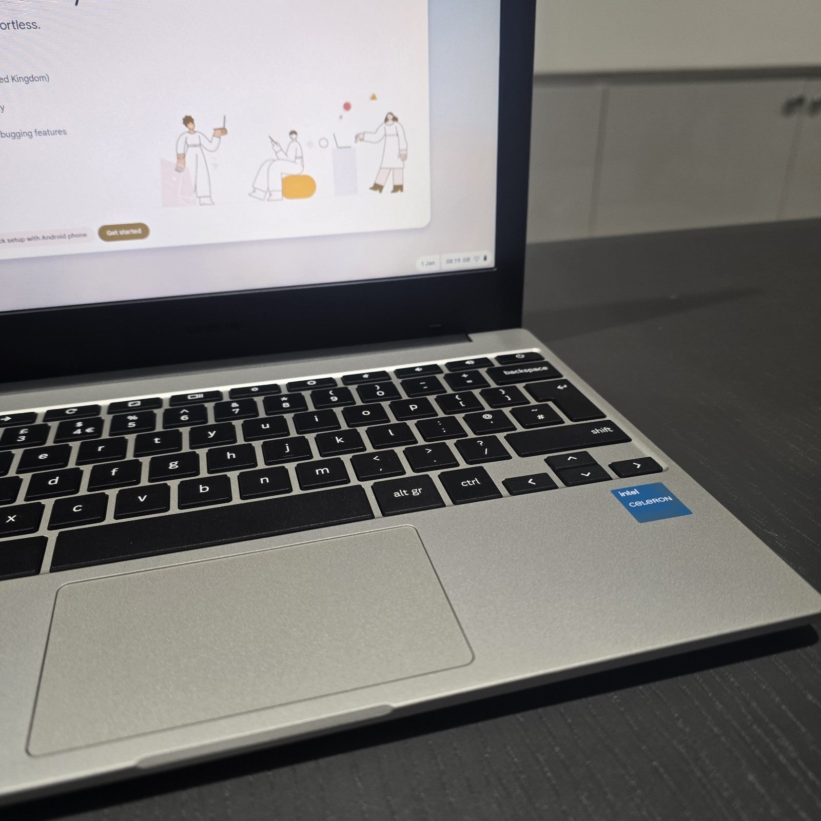 Samsung Galaxy Chromebook Go 11.6" Faulty Trackpad Dev Mode #123A16
